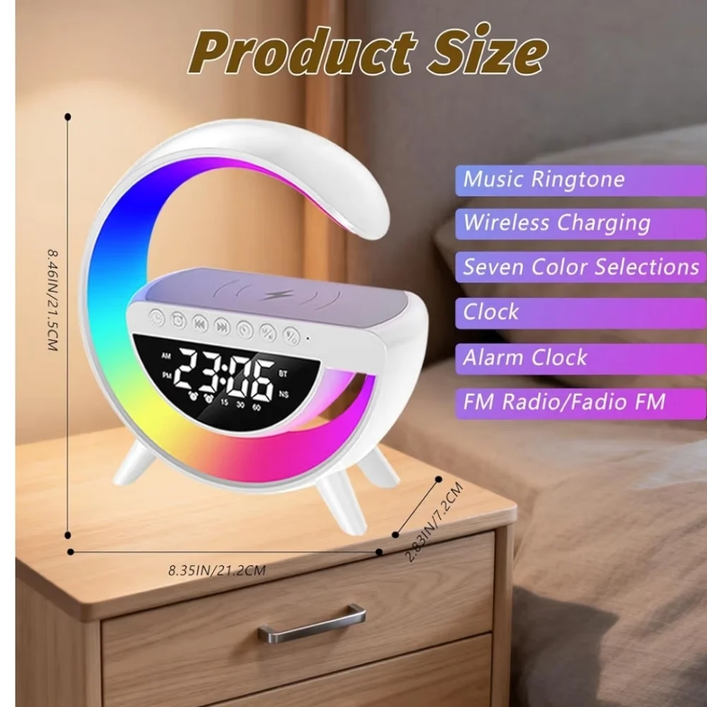 Multifunctional Bluetooth Speaker & Alarm Clock  - Picture 5 of 8